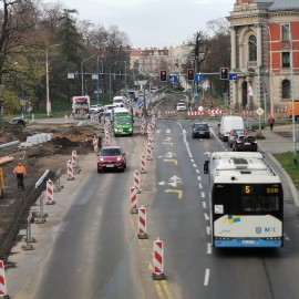 powiększ zdjęcie: Trwa przebudowa ulicy Pocztowej. Zobacz, jak przebiegają prace