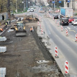 powiększ zdjęcie: Trwa przebudowa ulicy Pocztowej. Zobacz, jak przebiegają prace
