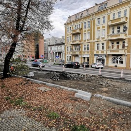 powiększ zdjęcie: Trwa przebudowa ulicy Pocztowej. Zobacz, jak przebiegają prace