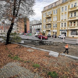 powiększ zdjęcie: Trwa przebudowa ulicy Pocztowej. Zobacz, jak przebiegają prace