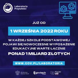 powiększ zdjęcie: Laboratoria Przyszłości. Nasze miasto otrzymało z tego programu ponad 2 mln zł