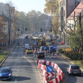powiększ zdjęcie: Przebudowa Placu Słowiańskiego. Zobacz jak przebiegają prace