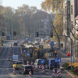 powiększ zdjęcie: Przebudowa Placu Słowiańskiego. Zobacz jak przebiegają prace