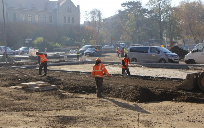 Przebudowa Placu Słowiańskiego. Zobacz jak przebiegają prace