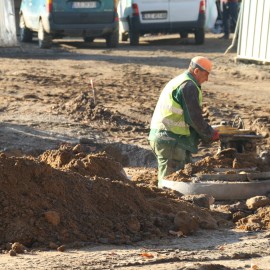 powiększ zdjęcie: Przebudowa Placu Słowiańskiego. Zobacz jak przebiegają prace