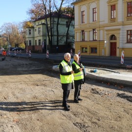 powiększ zdjęcie: Przebudowa Placu Słowiańskiego. Zobacz jak przebiegają prace