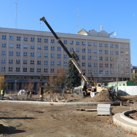 powiększ zdjęcie: Przebudowa Placu Słowiańskiego. Zobacz jak przebiegają prace