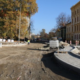 powiększ zdjęcie: Przebudowa Placu Słowiańskiego. Zobacz jak przebiegają prace