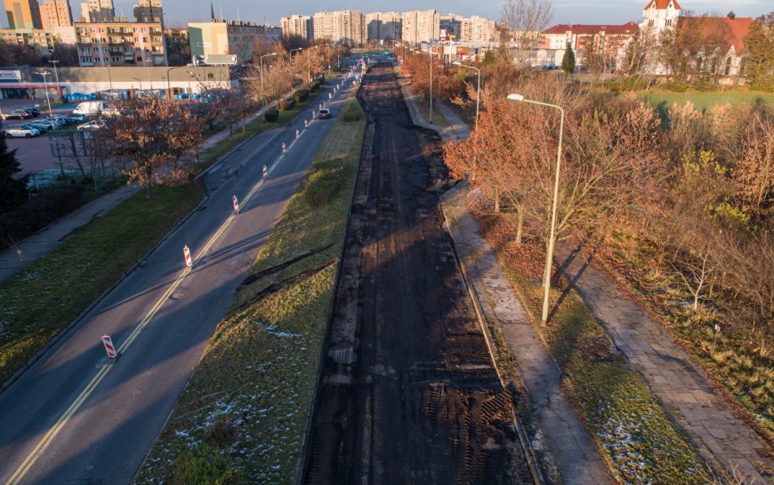 Przebudowa ulicy Sikorskiego. Trwają już prace na jezdni wschodniej
