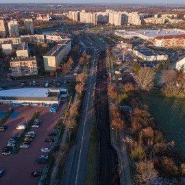 powiększ zdjęcie: Przebudowa ulicy Sikorskiego. Trwają już prace na jezdni wschodniej