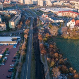 powiększ zdjęcie: Przebudowa ulicy Sikorskiego. Trwają już prace na jezdni wschodniej