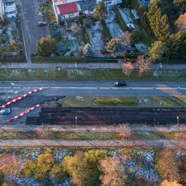 powiększ zdjęcie: Przebudowa ulicy Sikorskiego. Trwają już prace na jezdni wschodniej