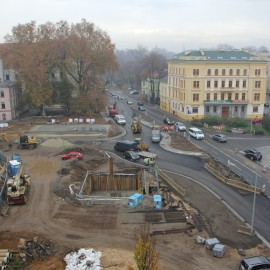 powiększ zdjęcie: Przebudowa placu Słowiańskiego. Zmieni się organizacja ruchu