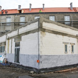 powiększ zdjęcie: Budowa Domu Opieki nad Matką i Dzieckiem