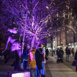 powiększ zdjęcie: W mikołajki rozbłysły nasze iluminacje i sprawiły radość