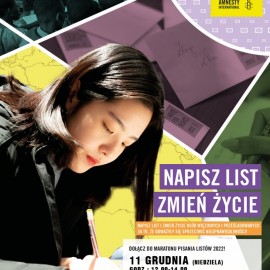 Maraton Pisania Listóww Galerii Sztuki. W obronie praw człowieka