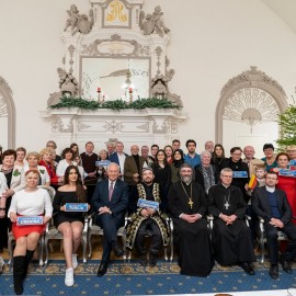 powiększ zdjęcie: Wigilia Narodów. Przedstawiciele mniejszości spotkali się przy stole