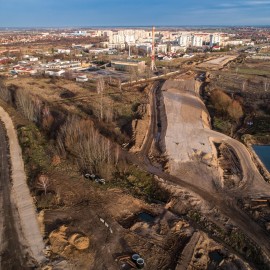 powiększ zdjęcie: III etap zbiorczej drogi południowej. Zobacz, jak przebiegają prace