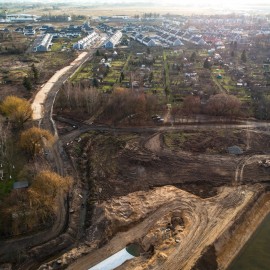 powiększ zdjęcie: III etap zbiorczej drogi południowej. Zobacz, jak przebiegają prace