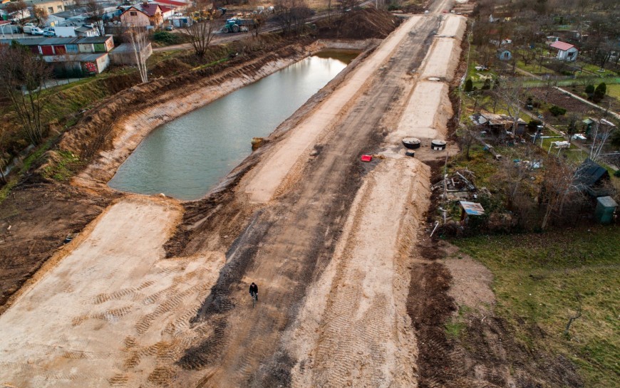 III etap zbiorczej drogi południowej. Zobacz, jak przebiegają prace
