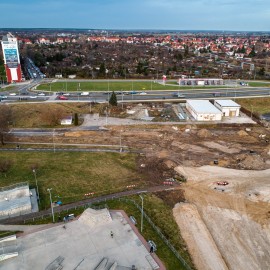 powiększ zdjęcie: III etap zbiorczej drogi południowej. Zobacz, jak przebiegają prace