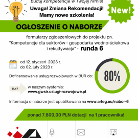 powiększ zdjęcie: Agencja Rozwoju Regionalnego prowadzi nabór wniosków na szkolenia
