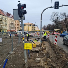powiększ zdjęcie: Przebudowa ulicy Pocztowej. Zobacz, jak przebiegają prace