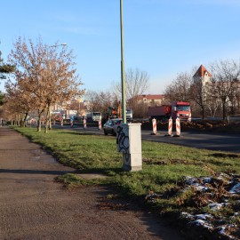 powiększ zdjęcie: Przebudowa ulicy Sikorskiego. Zaawansowane prace na jezdni wschodniej