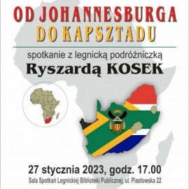 Klimaty z RPA poznasz na spotkaniu z Ryszardą Kosek