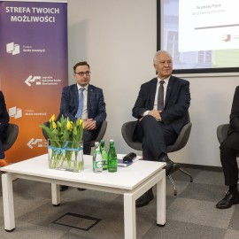 powiększ zdjęcie: Konferencja dotycząca ukraińskiej przedsiębiorczości w Legnicy