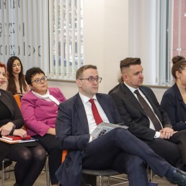 powiększ zdjęcie: Konferencja dotycząca ukraińskiej przedsiębiorczości w Legnicy