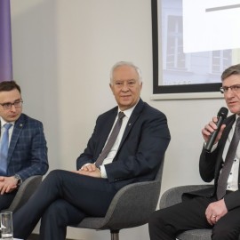 powiększ zdjęcie: Konferencja dotycząca ukraińskiej przedsiębiorczości w Legnicy