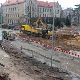 powiększ zdjęcie: Uwaga! Zmiana organizacji ruchu w sąsiedztwie placu Słowiańskiego