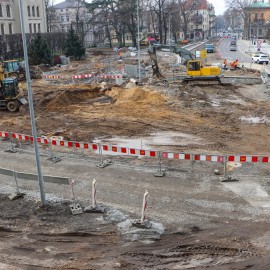 powiększ zdjęcie: Uwaga! Zmiana organizacji ruchu w sąsiedztwie placu Słowiańskiego