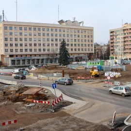powiększ zdjęcie: Uwaga! Zmiana organizacji ruchu w sąsiedztwie placu Słowiańskiego