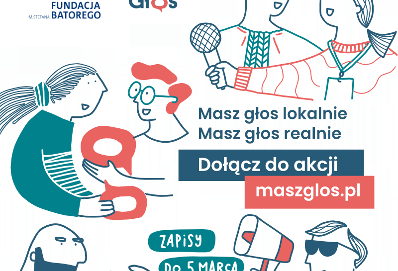 Zapisz się do akcji Masz Głos i zdobądź wsparcie na projekty