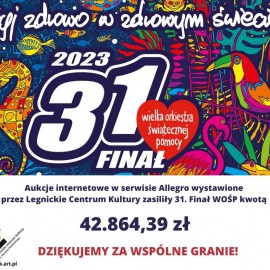Ponad 42 tys. zł z aukcji internetowych wzbogaci konto WOŚP
