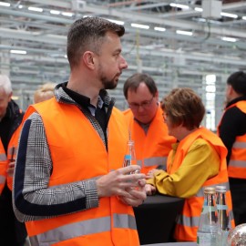 powiększ zdjęcie: Władze i radni z naszego miasta partneskiego Miśni z wizytą w Legnicy