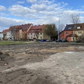 powiększ zdjęcie: Rozpoczęła się budowa drogi łączącej ul. Żołnierską z Marynarską
