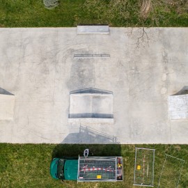 powiększ zdjęcie: LBO 2022. Przy ul. Bydgoskiej powstał mini skatepark dla najmłodszych