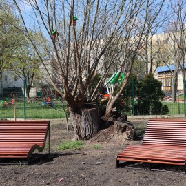 powiększ zdjęcie: LBO. Na osiedlu Piekary powstała klasa pod chmurką