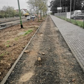 powiększ zdjęcie: Przebudowa ulicy Sikorskiego. Zobacz jak przebiegają prace