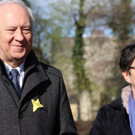 powiększ zdjęcie: Uczciliśmy pamięć powstania w getcie warszawskim