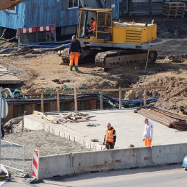 powiększ zdjęcie: Przebudowa placu Słowiańskiego. Prace są mocno zaawansowane
