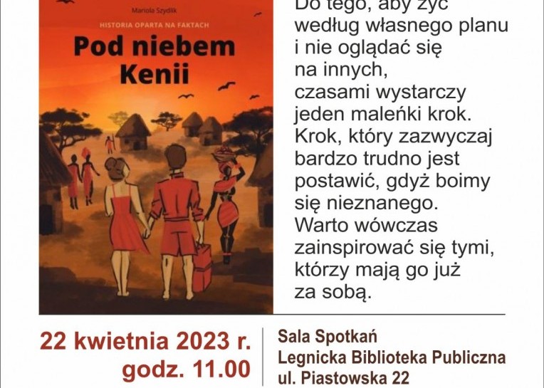 Poczuj smak Kenii w sobotę w Legnickiej Bibliotece Publicznej