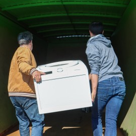 powiększ zdjęcie: Wymienialiśmy sadzonki za elektrośmieci. To była udana akcja