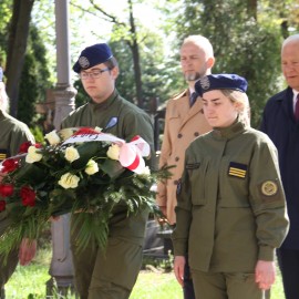 powiększ zdjęcie: Uczciliśmy 78 rocznicę zakończenia II wojny światowej