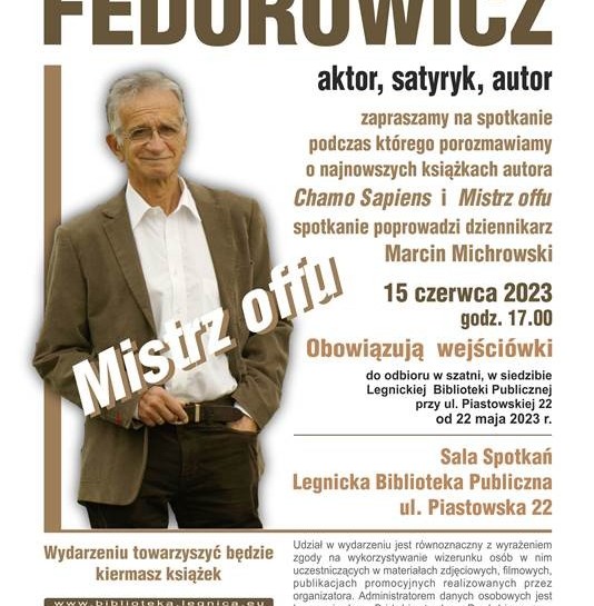Spotkanie autorskie z Jackiem Fedorowiczem