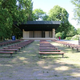 powiększ zdjęcie: Remont muszli koncertowej zakończony