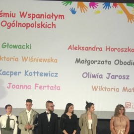 powiększ zdjęcie: Legniczanka Oliwia Jarosz ogólnopolską laureatką konkursu 8 Wspaniałych